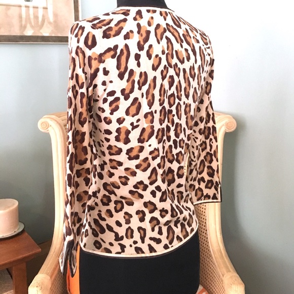 J. Crew | Animal Print Cardigan - Picture 3 of 7